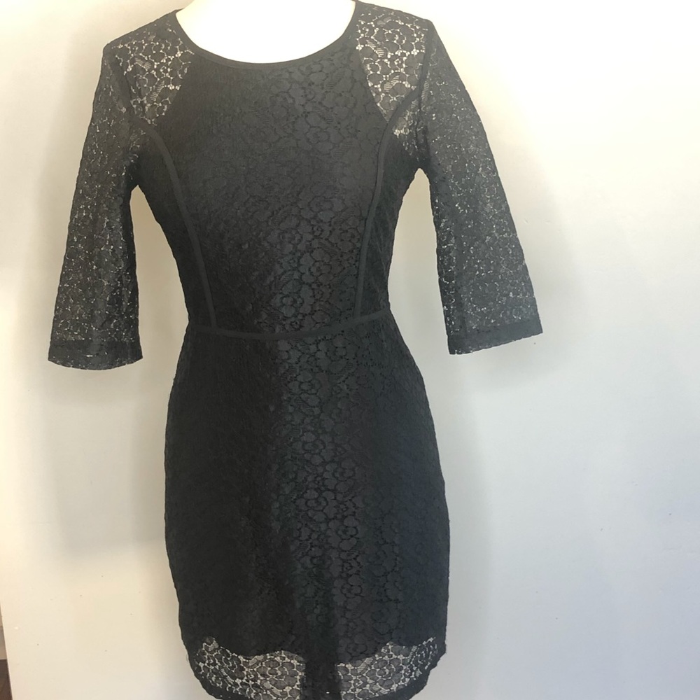 Cooper st black lace party dress